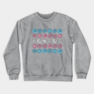 Transgender Flowers Crewneck Sweatshirt